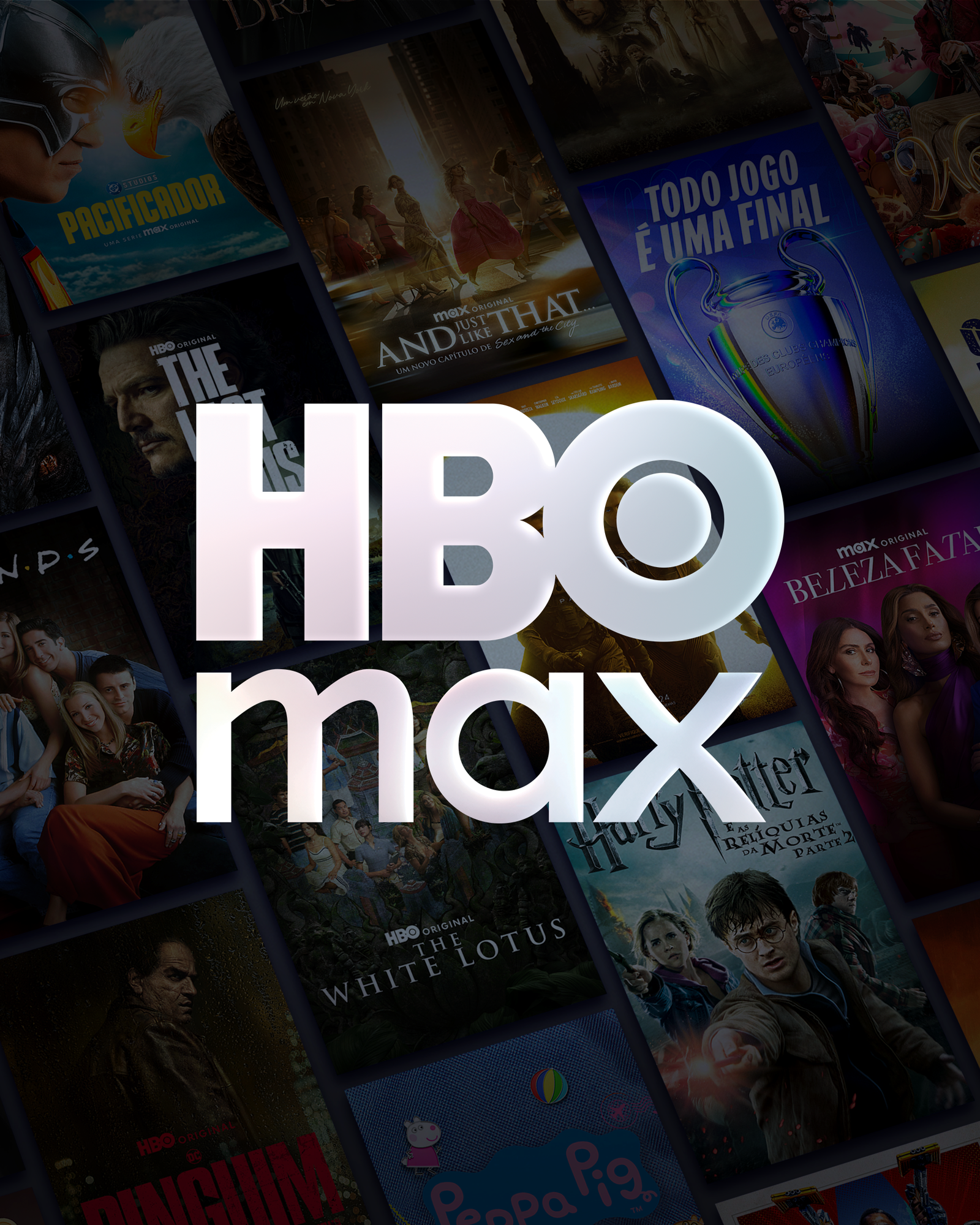 Catálogo HBO MAX com filmes e séries exclusivas